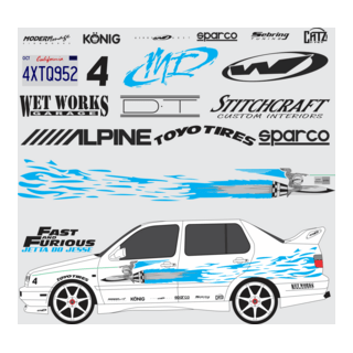 Arte jetta do jesse fast and furious Logo PNG Vector