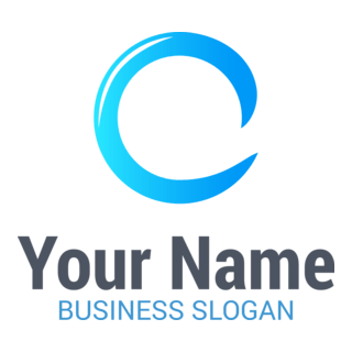 Blue Letter C Company Logo PNG Vector