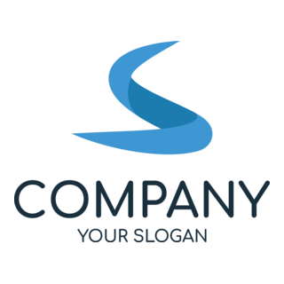 Blue Letter S Company Logo PNG Vector