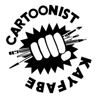 Cartoonist Kayfabe Fist Logo PNG Vector