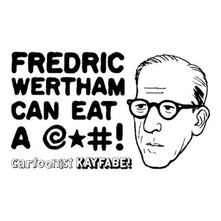 Cartoonist Kayfabe Fredrick Wertham Logo PNG Vector