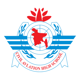 Civil Aviation High School Logo PNG Vector