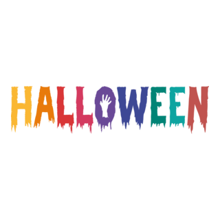 Colorful Halloween Logo PNG Vector