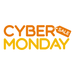 Cyber Monday Sale Logo PNG Vector