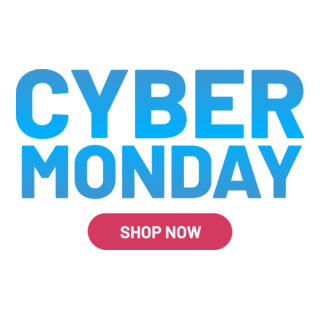 Cyber Monday Shopping Logo PNG Vector