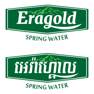 Eragold Spring Water Cambodia Logo PNG Vector
