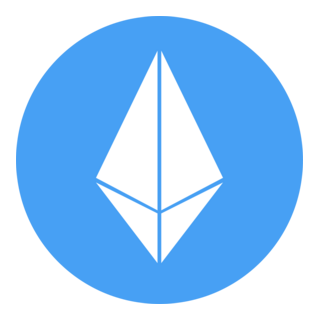 Ethereum Blue Logo PNG Vector