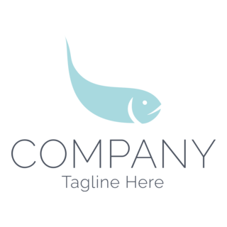 Fish Company Logo PNG Vector