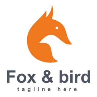 Fox & Bird Company Logo PNG Vector