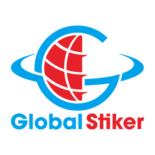 Global Stiker Logo PNG Vector