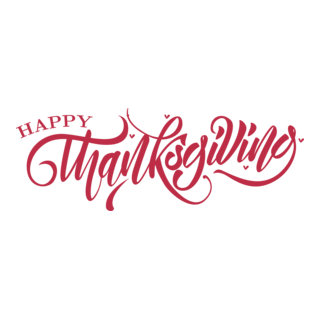 Happy Thanksgiving Logo PNG Vector