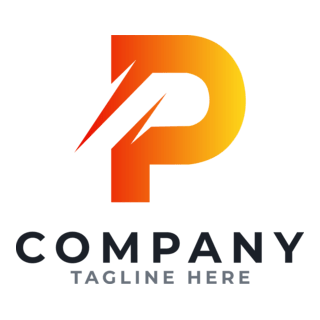 Letter P Company Logo PNG Vector