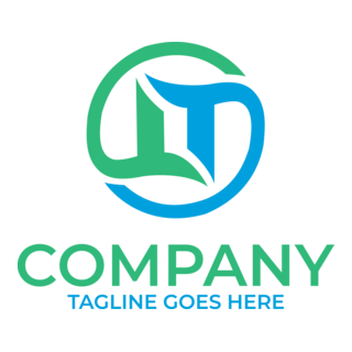 Letter T Company Logo PNG Vector