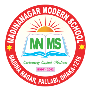Madina Nagar Modern School Dhaka Logo PNG Vector