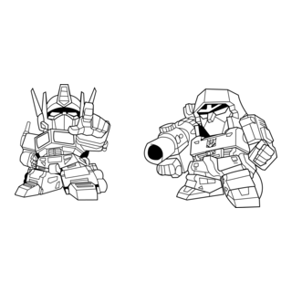mini transformers Logo PNG Vector