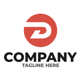 Modern Letter D Logo PNG Vector