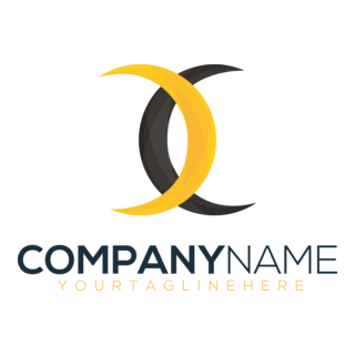 Moon Company Logo PNG Vector