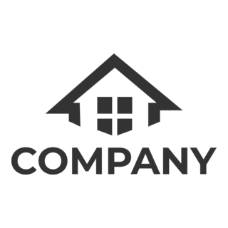 Real Estate Company House Logo PNG Vector