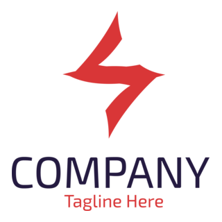 Red Tech Company Logo PNG Vector