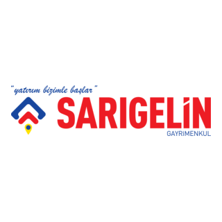 Sarıgelin Gayrimenkul Emlak Logo PNG Vector