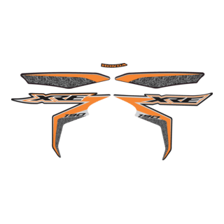 XRE 190 Laranja Logo PNG Vector