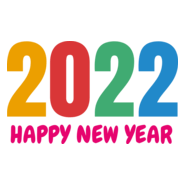 2022 Happy New Year Logo PNG Vector