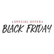 Black Friday Special Offer Logo PNG Vector