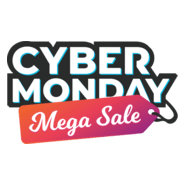 Cyber Monday Sale Logo PNG Vector