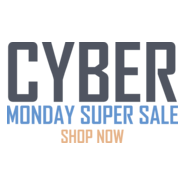 Cyber Monday Super Sale Logo PNG Vector