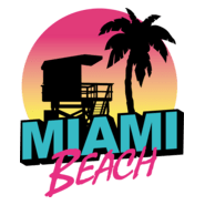 Miami Beach Logo PNG Vector
