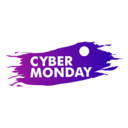 Modern Cyber Monday Logo PNG Vector