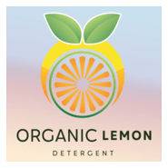 Organic lemon detergent Logo PNG Vector