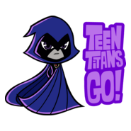 Raven Teen Titans Go Logo PNG Vector