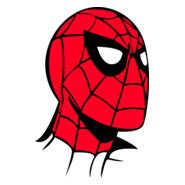 Spiderman Face Logo PNG Vector