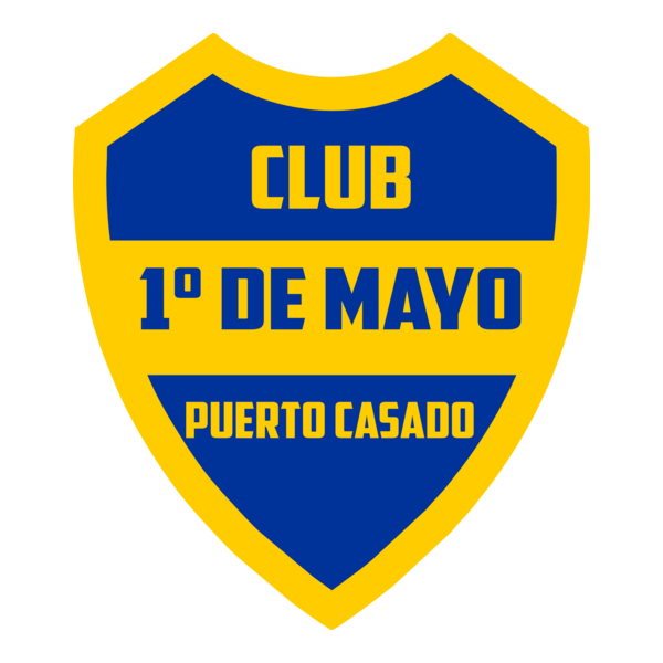 1º DE MAYO FOOTBALL CLUB (PUERTO CASADO) Logo PNG Vector
