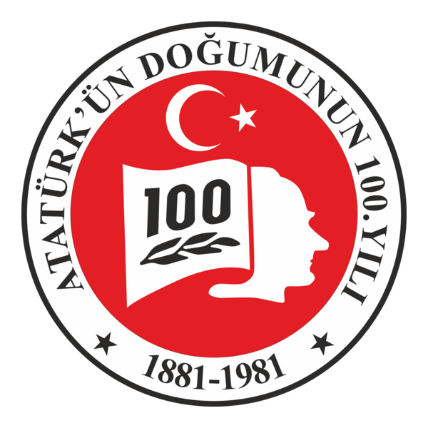 100. yıl Atatürk Logo PNG Vector