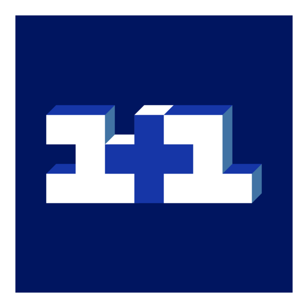 1+1 Logo PNG Vector