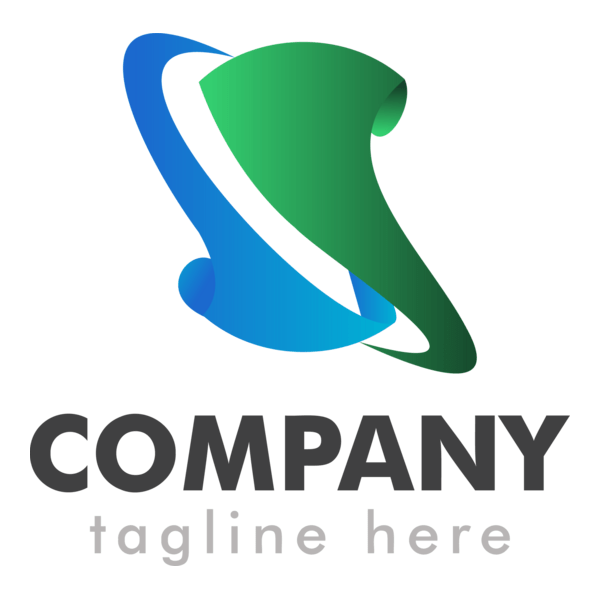 Abstract Company Shape Logo PNG Vector