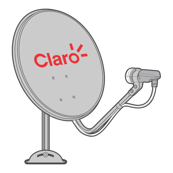 Antena KU Claro Logo PNG Vector