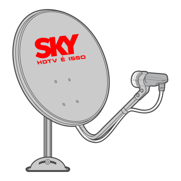 Antena KU SKY Logo PNG Vector