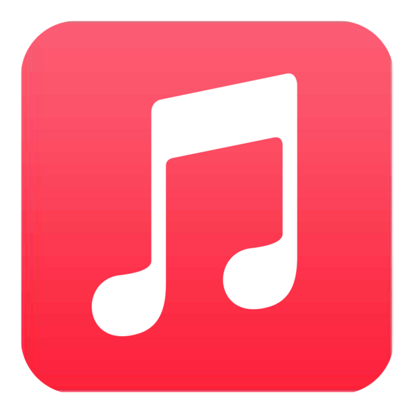 Apple Music Icon Logo PNG Vector
