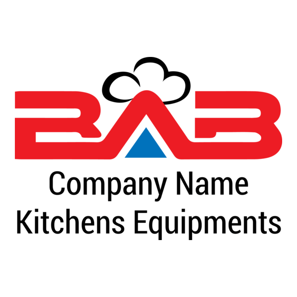 BAB Letters Kitchen Equipment Logo PNG Vector