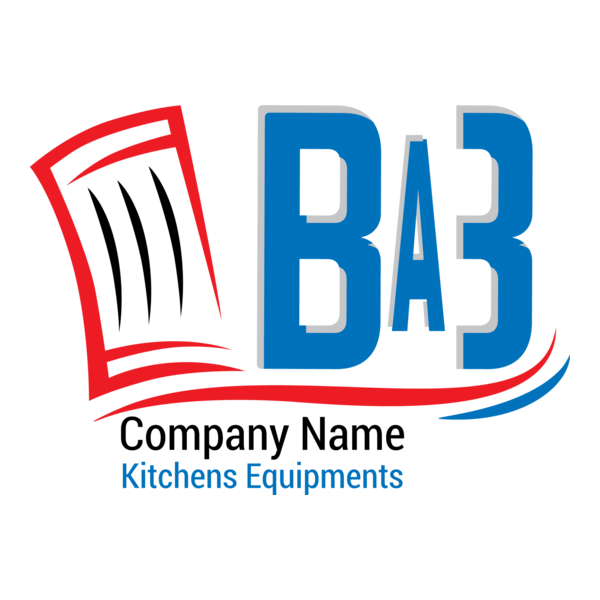 BAB Letters Kitchen Equipment Logo PNG Vector