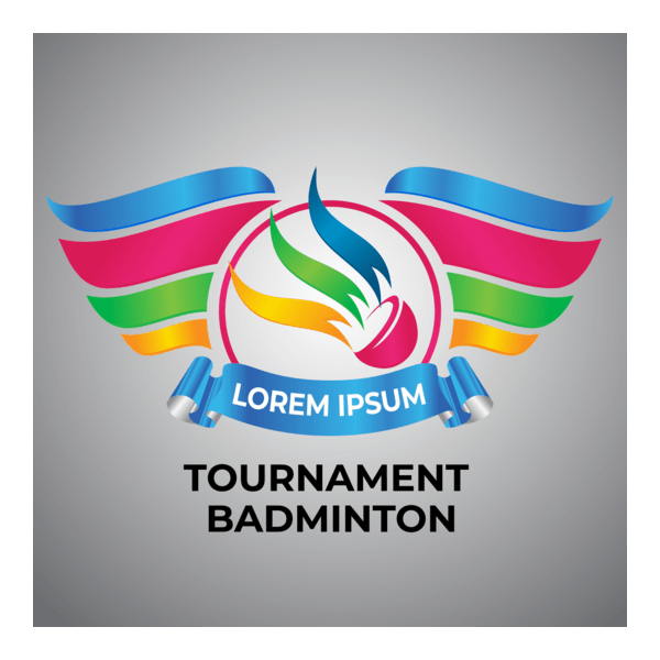 BADMINTON TOURNAMENT Logo PNG Vector