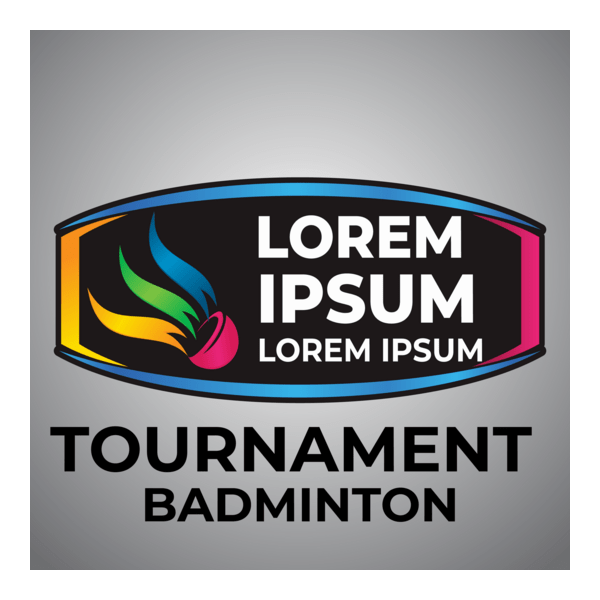 badminton tournament Logo PNG Vector