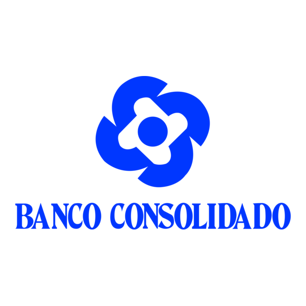 Banco Consolidado iso y fondo blanco Logo PNG Vector