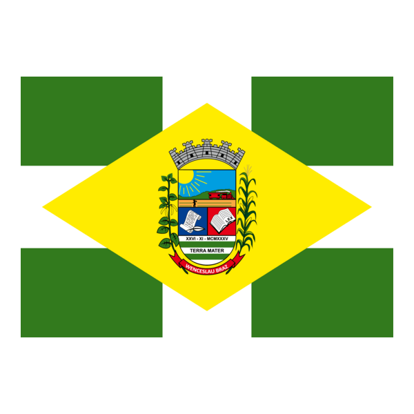 Bandeira de Wenceslau Braz - PR Logo PNG Vector
