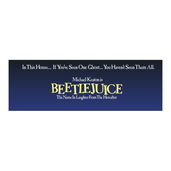 Beetlejuice (1988) Movie Logo PNG Vector