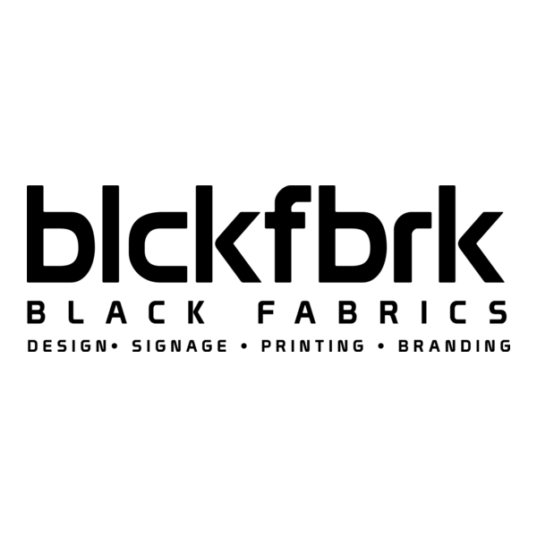 Black Fabrick Logo PNG Vector