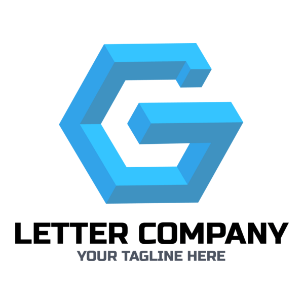 Blue Letter G Company Logo PNG Vector